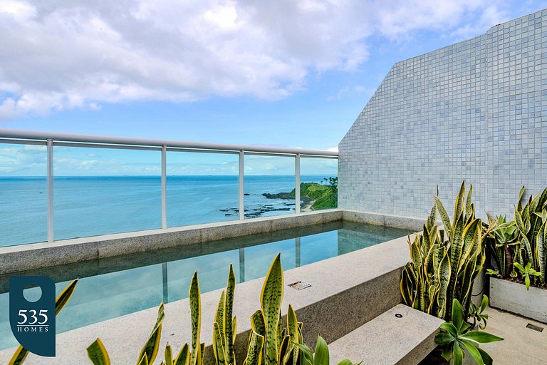 Enjoy a private pool and full ocean view