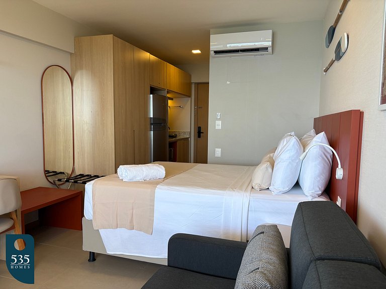 Wake up to a view of the sea and the lighthouse