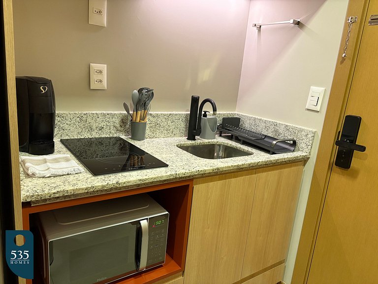 Camarote na Barra com vista para o mar