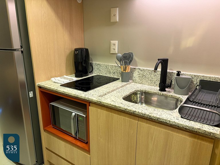 Camarote na Barra com vista para o mar