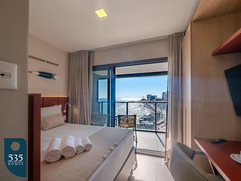 7th floor in Barra with a view of the Carnaval