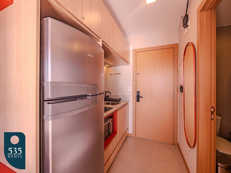 7º andar na Barra com vista para o circuito