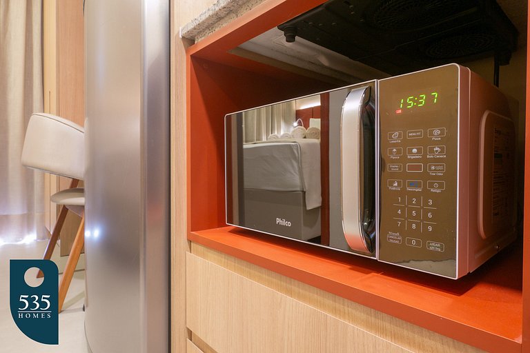 7º andar na Barra com vista para o circuito