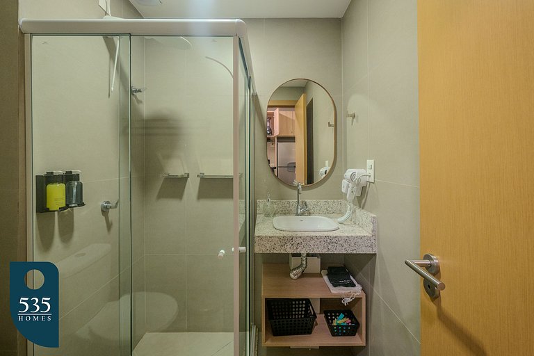 7º andar na Barra com vista para o circuito