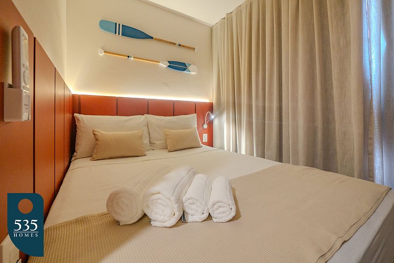 7º andar na Barra com vista para o circuito