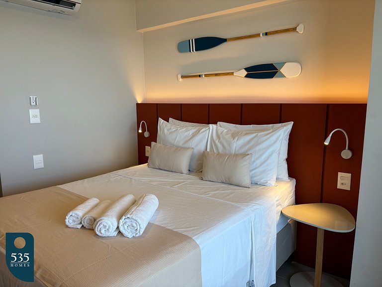 Your space in Barra with elevated view of the sea