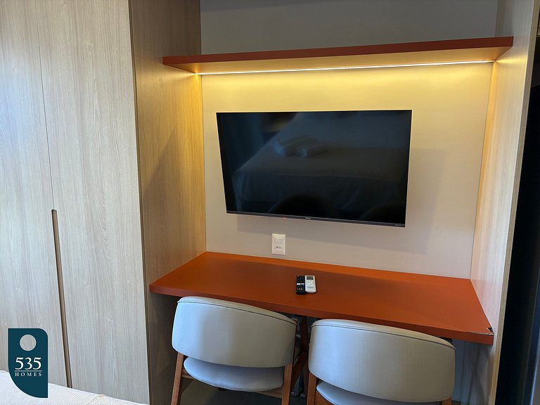 Seu espaço na Barra com vista de cima para a orla