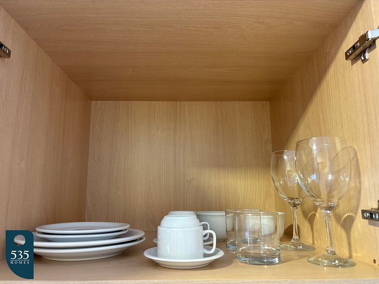 Seu espaço na Barra com vista de cima para a orla