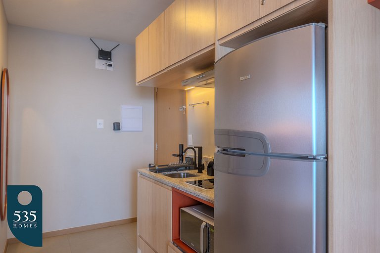 Vista mar na Barra em frente ao morro do Cristo