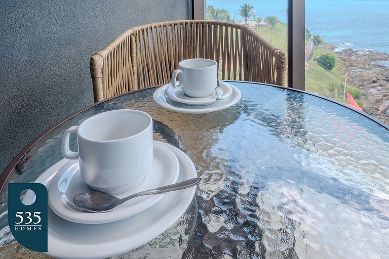 Sea view in Barra facing Morro do Cristo