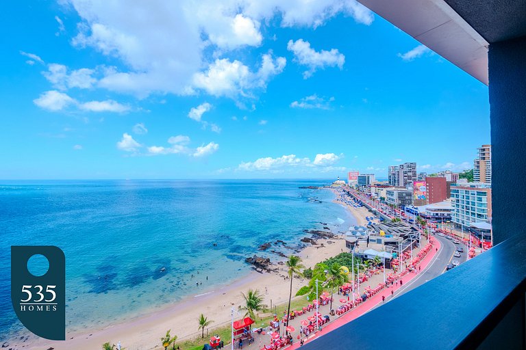 Sea view in Barra facing Morro do Cristo