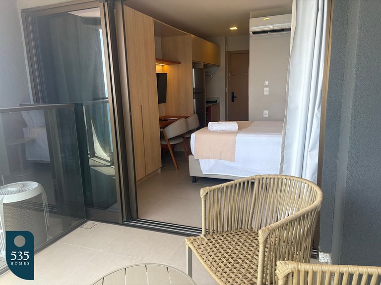 Your space in Barra with elevated view of the sea