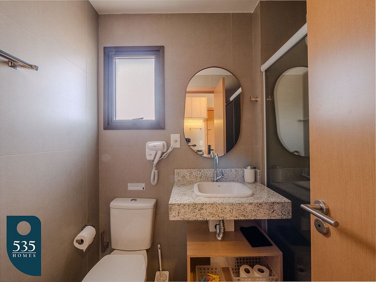 Orla da Barra no 10º andar com vista mar aberta