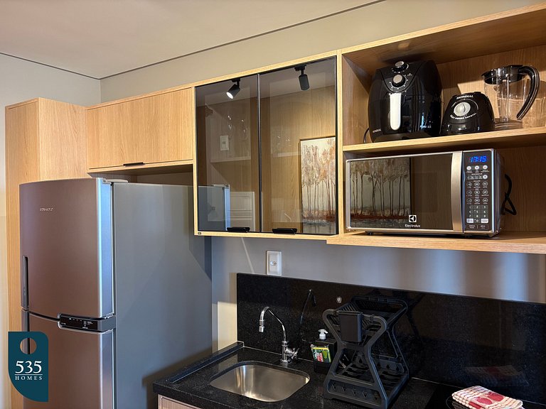 Aproveite a vista mar do 11º andar a 200m do mar