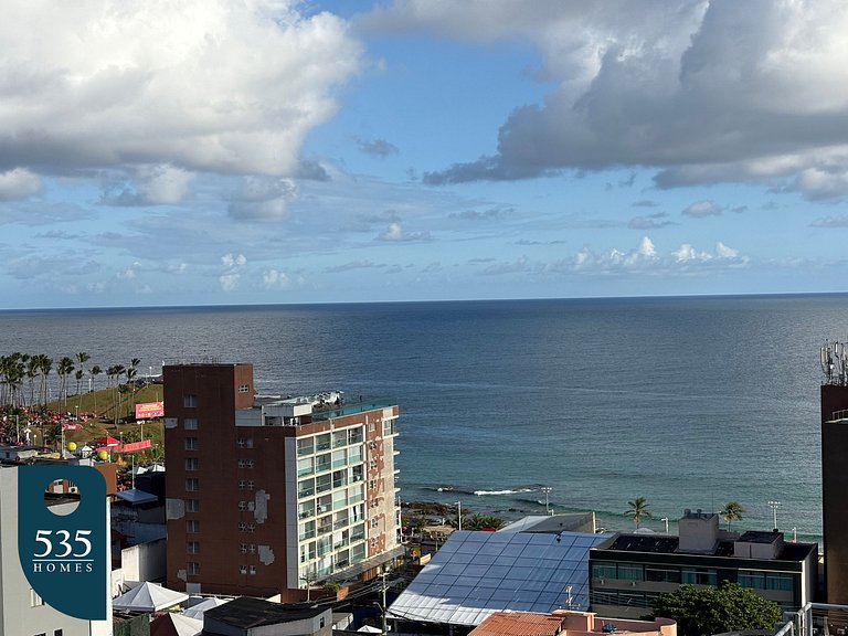 Enjoy sea view from 11th floor 200m from the beach