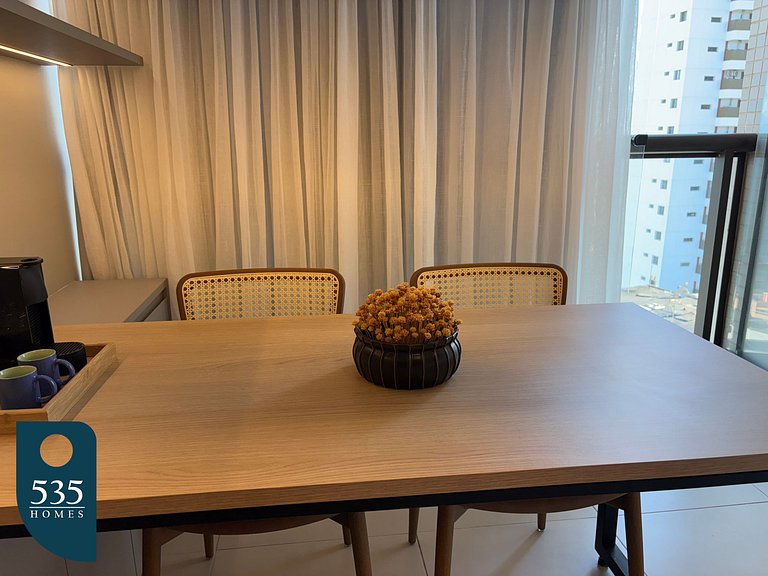 Enjoy sea view from 11th floor 200m from the beach