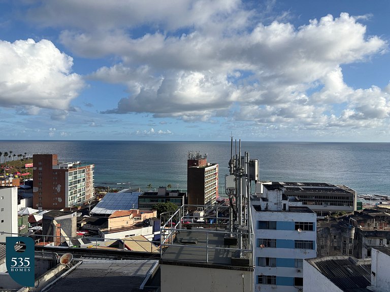 Enjoy sea view from 11th floor 200m from the beach