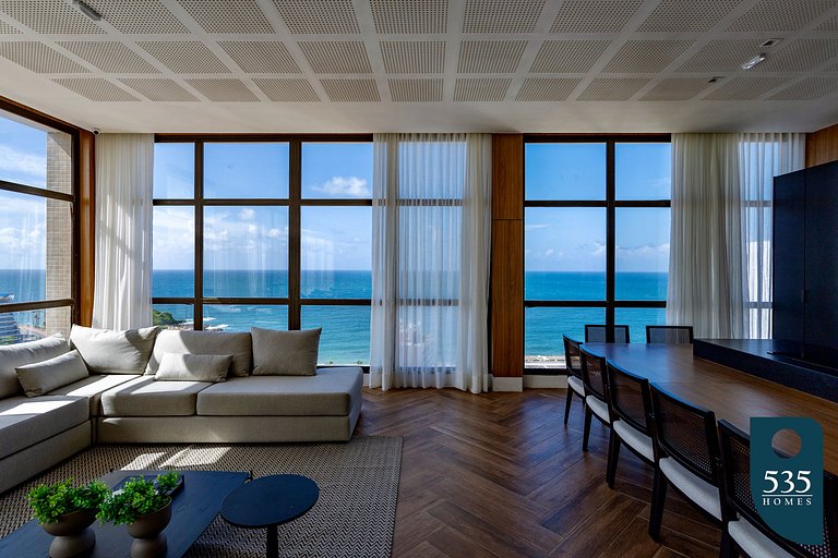 Enjoy sea view from 11th floor 200m from the sea