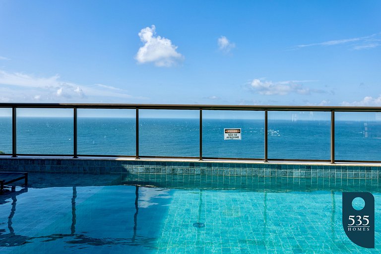 Enjoy sea view from 11th floor 200m from the sea