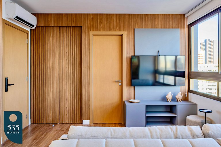 2 suites on a high floor in Barra with ocean view