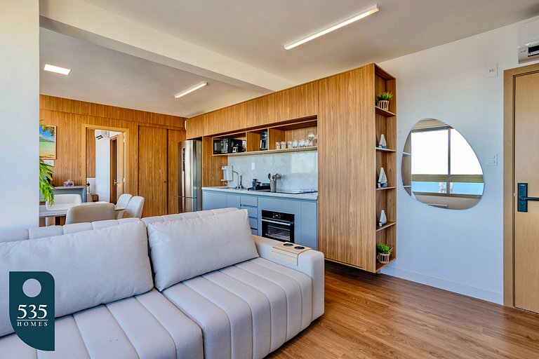 2 suites on a high floor in Barra with ocean view