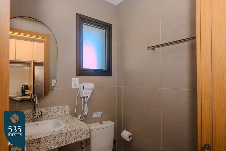 Direct view of Morro do Cristo and the sea