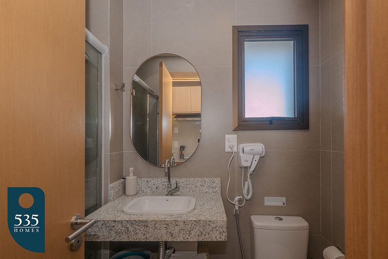 Direct view of Morro do Cristo and the sea