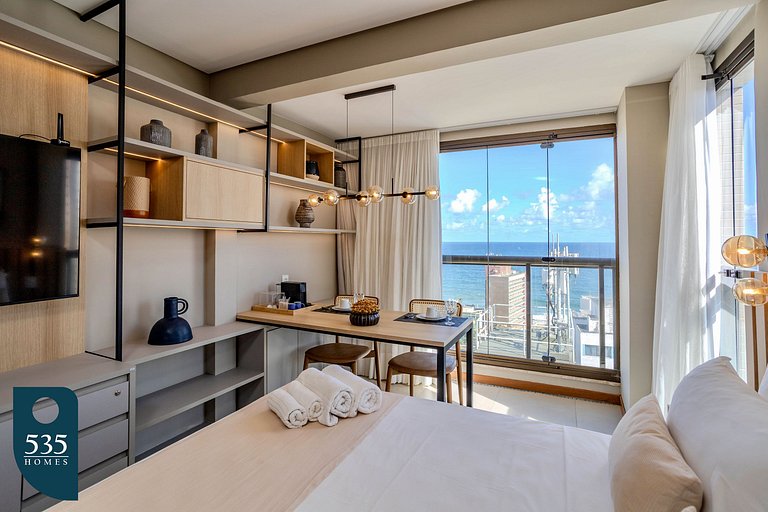 Enjoy sea view from 11th floor 200m from the sea