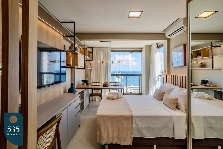 Enjoy sea view from 11th floor 200m from the sea