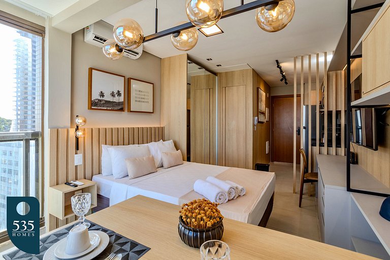Enjoy sea view from 11th floor 200m from the sea