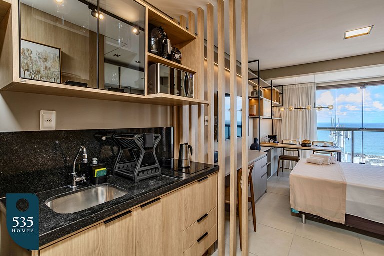 Enjoy sea view from 11th floor 200m from the sea