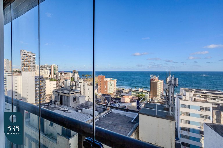 Enjoy sea view from 11th floor 200m from the sea