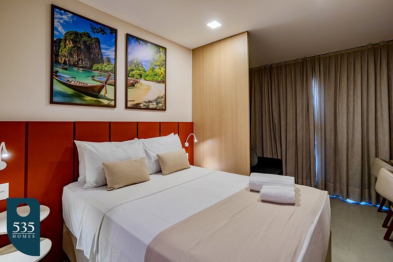 Studio vista mar a passos da Praia da Barra