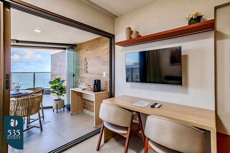 Studio vista mar a passos da Praia da Barra