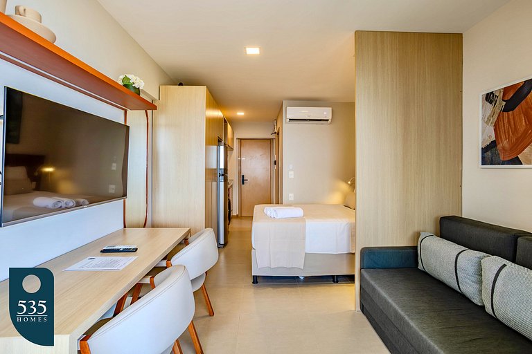 Studio vista mar a passos da Praia da Barra