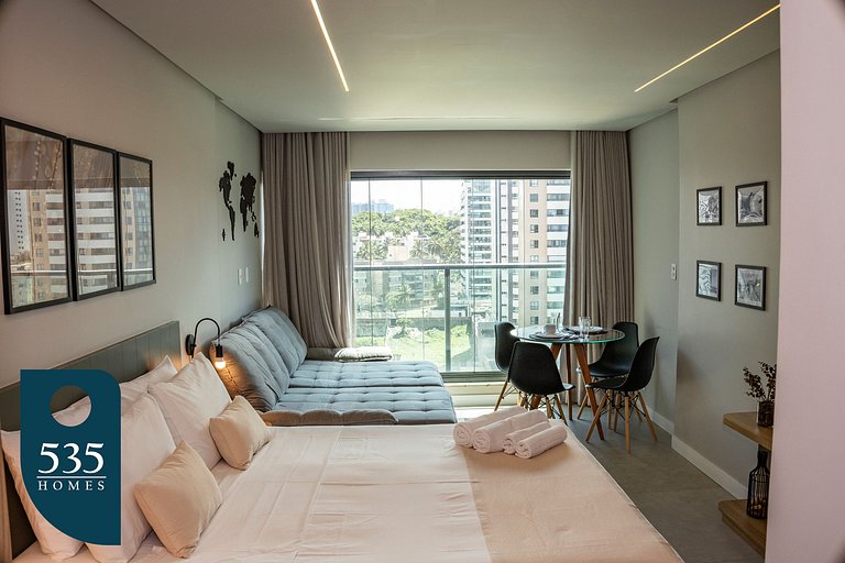 Studio Moderno Próximo ao Mar de Salvador