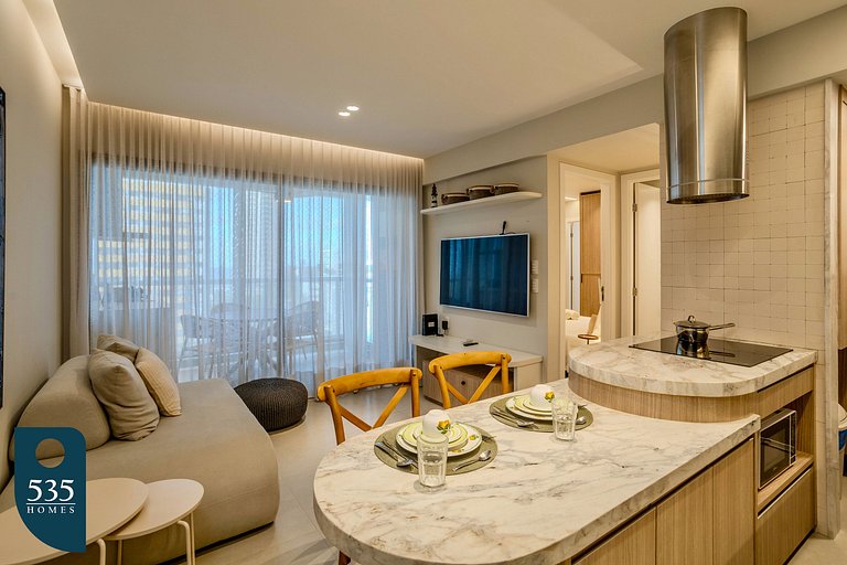 High floor apartment near Barra Beach