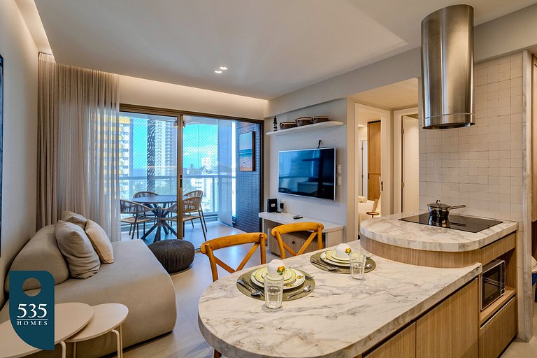 High floor apartment near Barra Beach