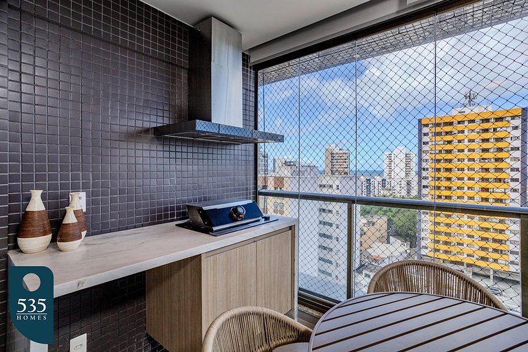 High floor apartment near Barra Beach