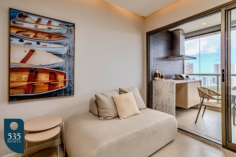 High floor apartment near Barra Beach