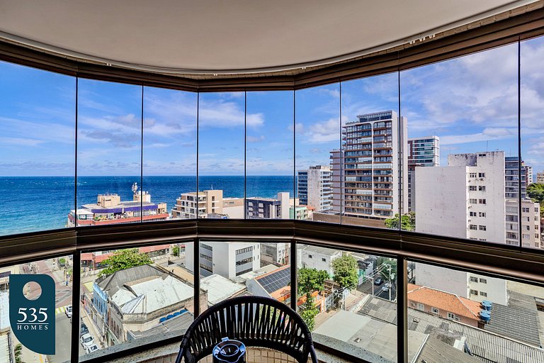 Sea of Barra from the height of the eighth floor
