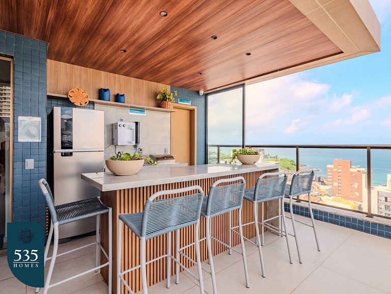 Relax in an ocean view apartment in Barra