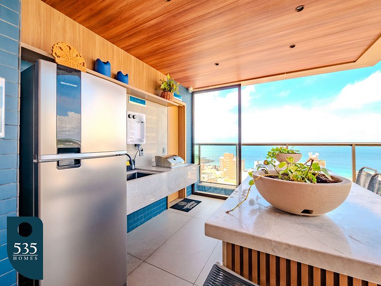 Relax in an ocean view apartment in Barra