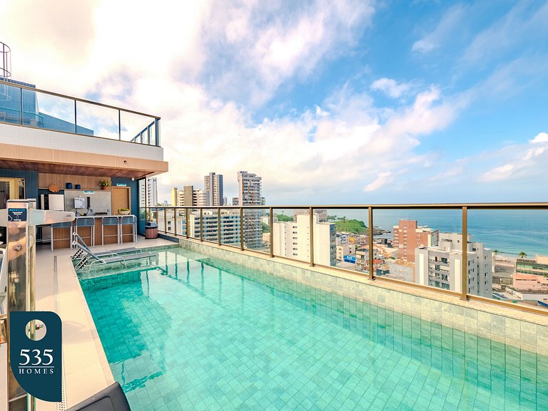 Relax in an ocean view apartment in Barra