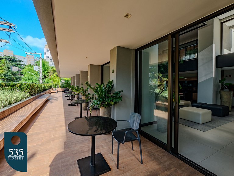 Apartamento com linda decoração no Único Barra