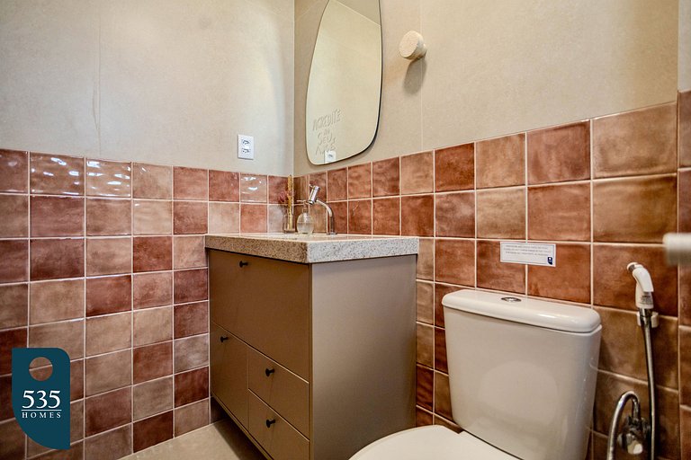 2 Quartos com vista mar e farol da Barra por perto
