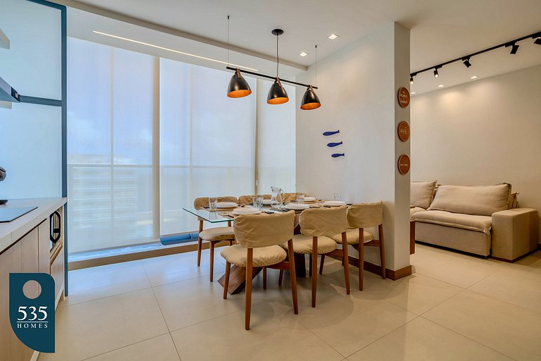 2 Bedroom with Sea View Near Farol da Barra