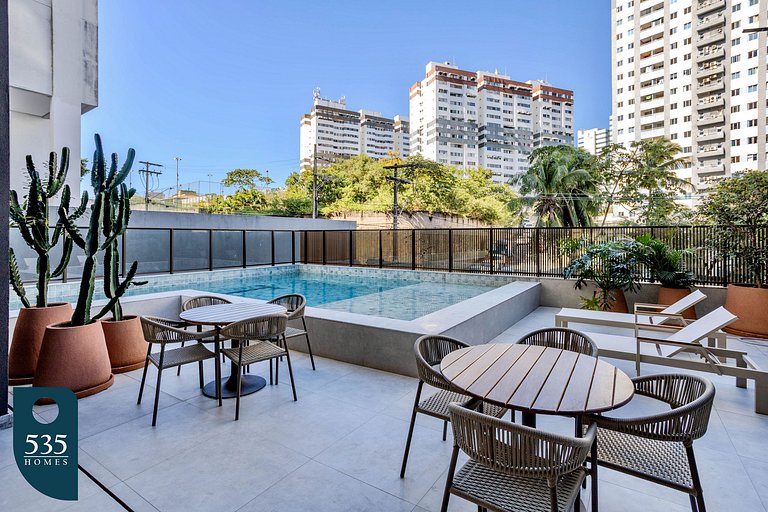 Studio Paralela Até 3 pessoas Localização Premium