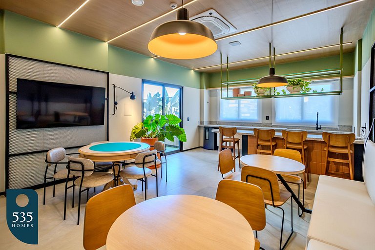 Modern Studio Paralela Sleeps 3 Premium Location