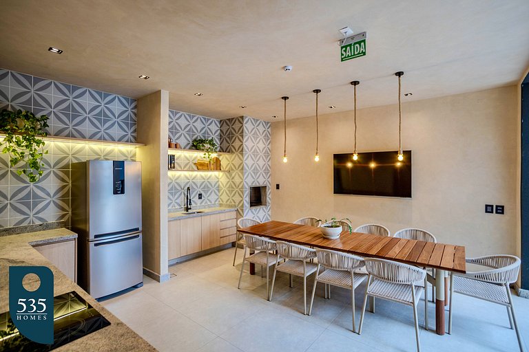 Modern Studio Paralela Sleeps 3 Premium Location